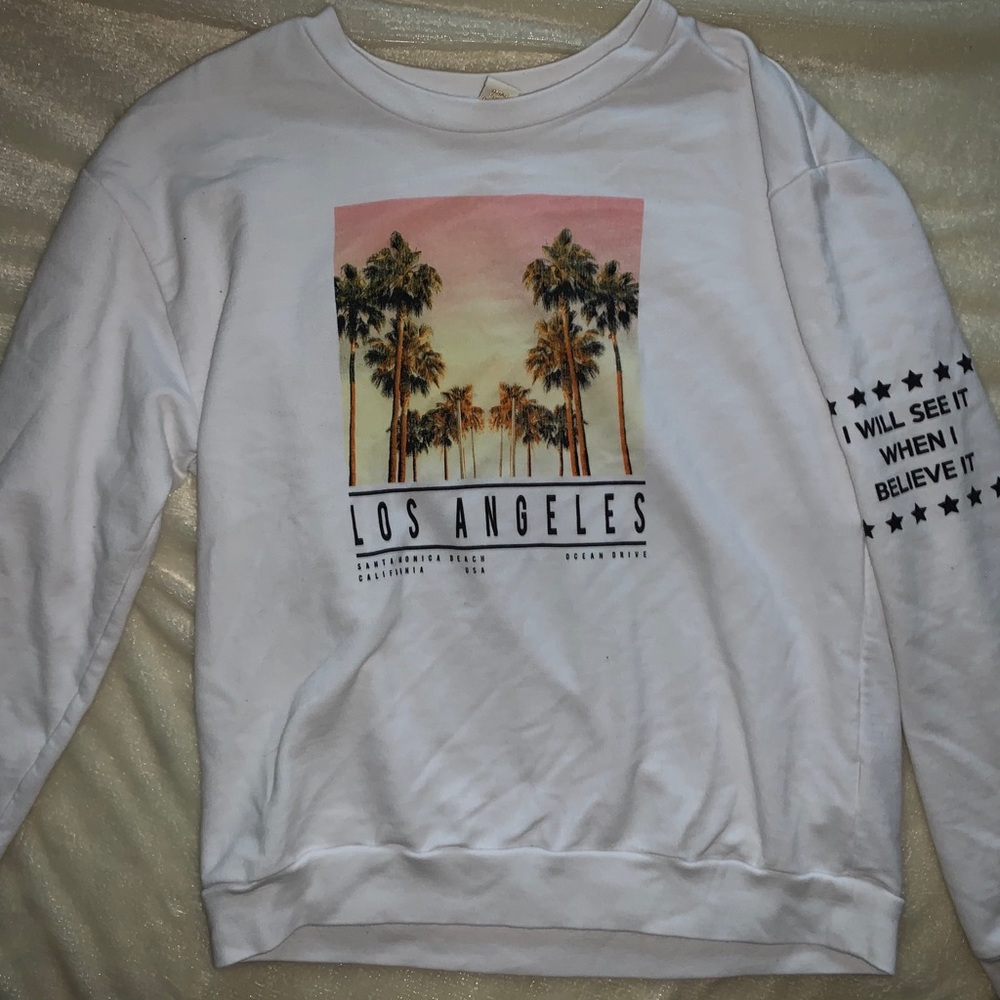 CHILDRENS WHITE LONG SLEEVE TEE
